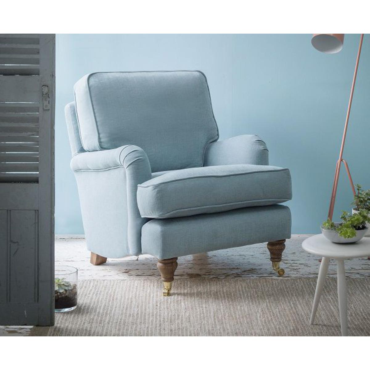 Bluebell Loveseat in Frost Highland Tweed - sofa.com – image 3