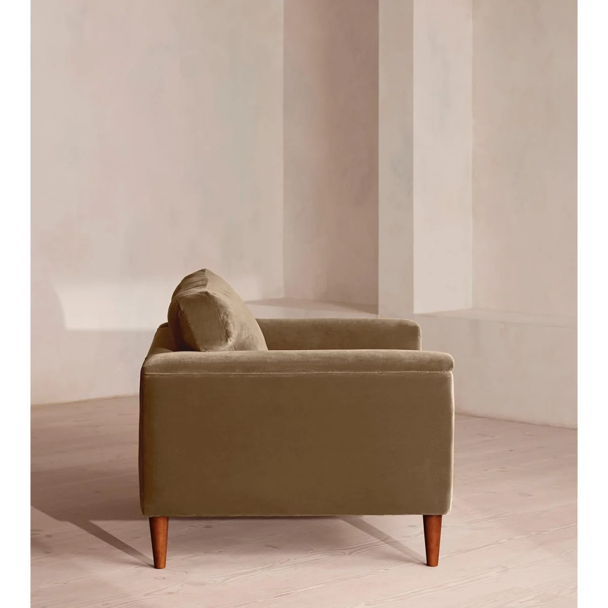 Reya Loveseat, Velvet, Truffle, UK – image 4