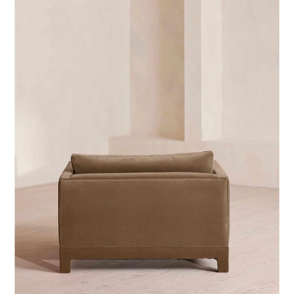 Ashford Loveseat Sofa, Velvet, Truffle, UK – image 5