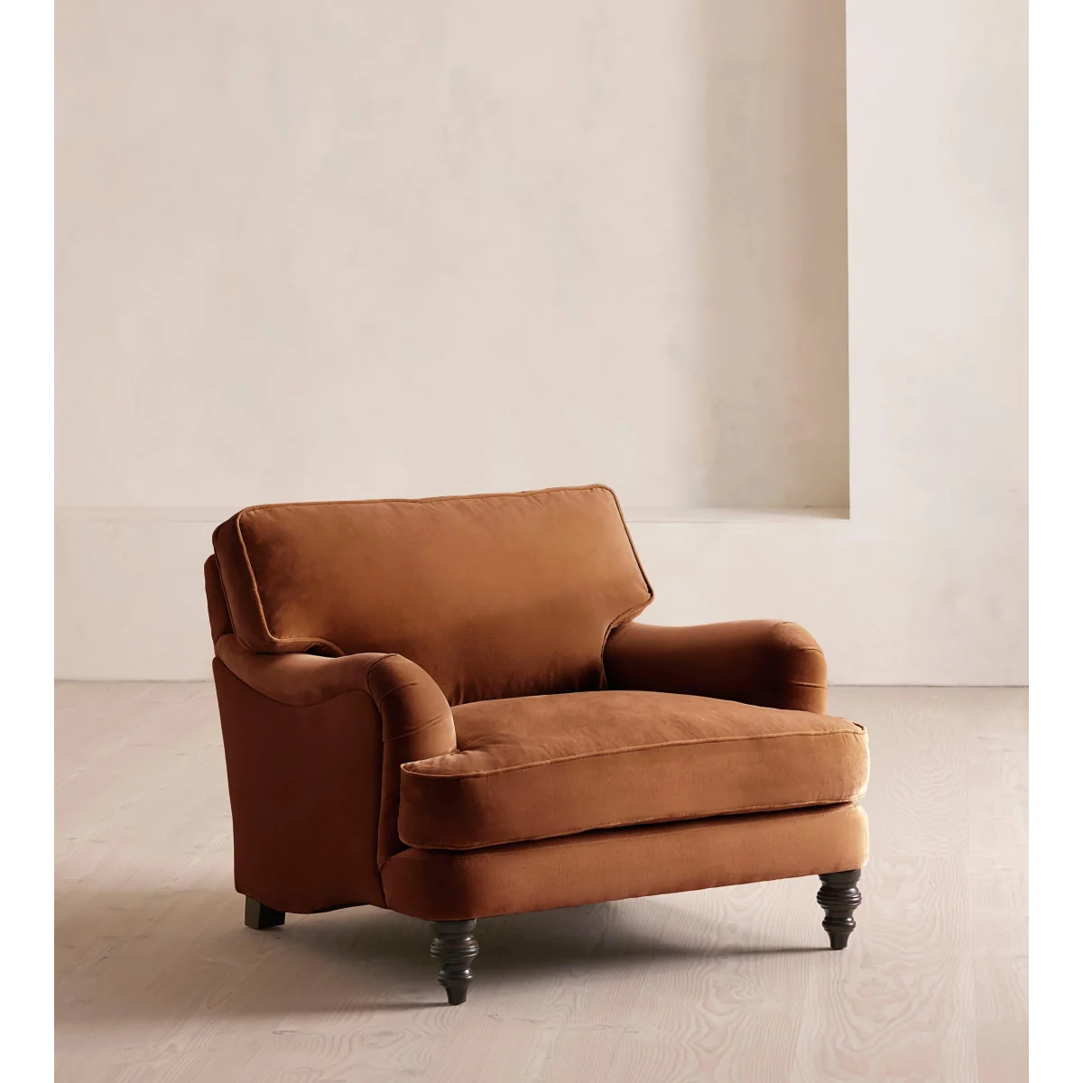 Arundel Loveseat, Velvet, Cinnamon – image 2