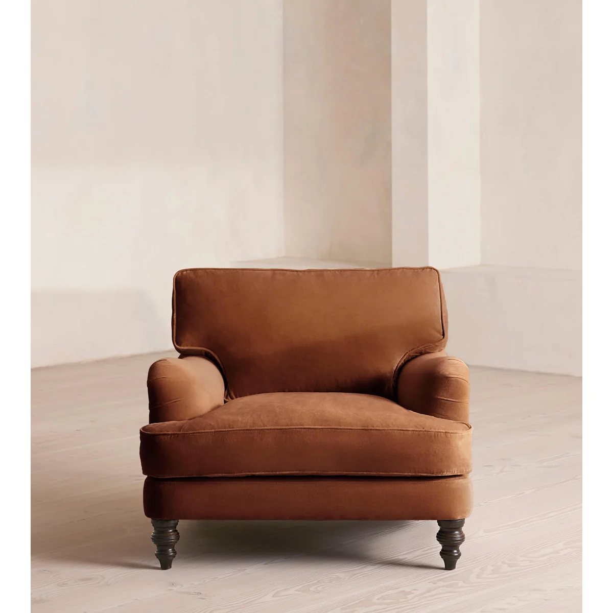 Arundel Loveseat, Velvet, Cinnamon – image 3