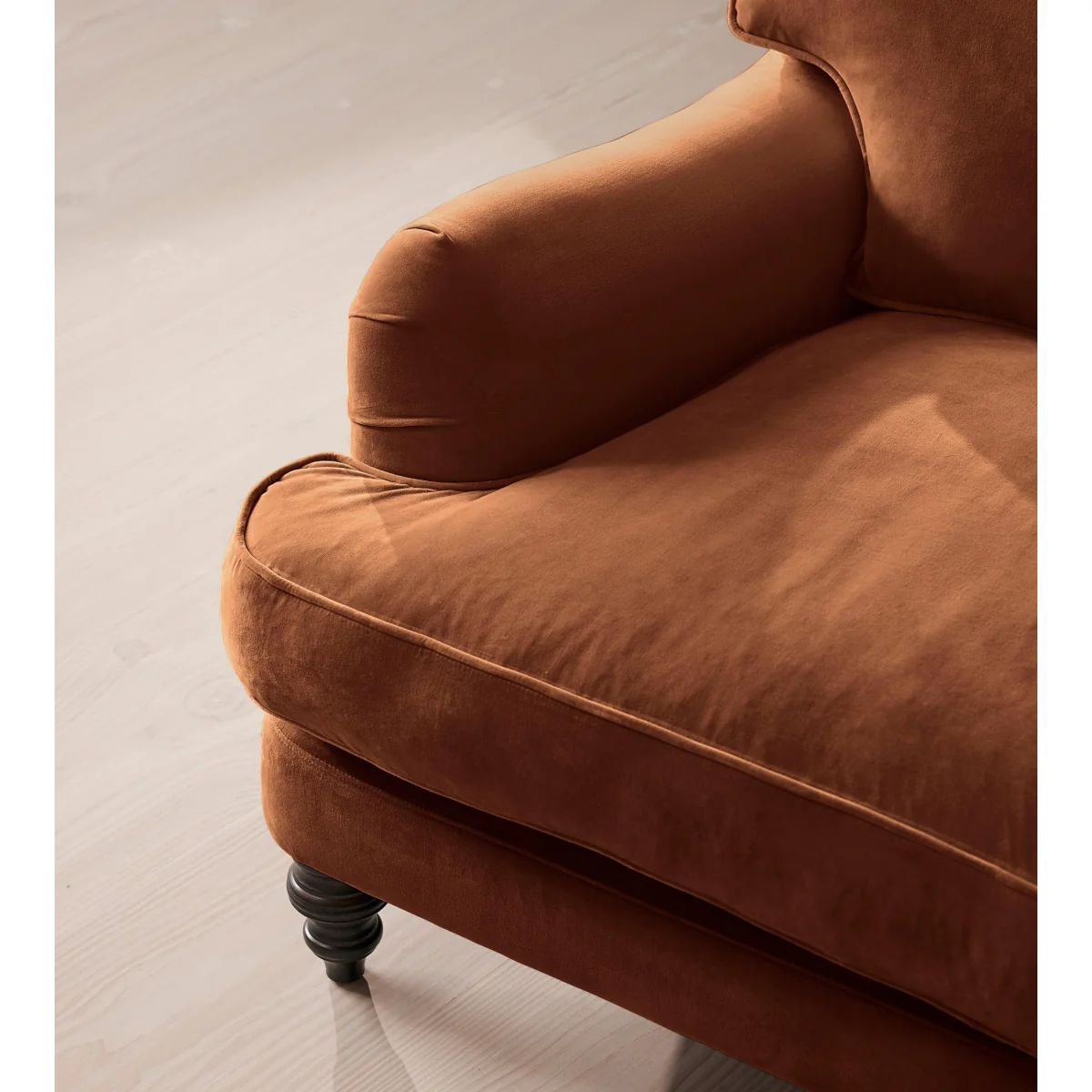Arundel Loveseat, Velvet, Cinnamon – image 6
