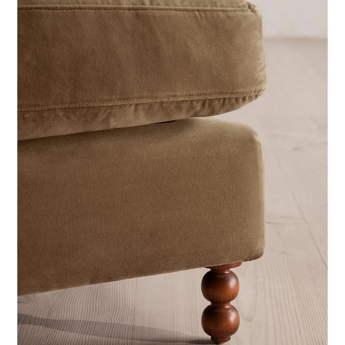 Audrey Loveseat, Velvet, Truffle, UK – image 6