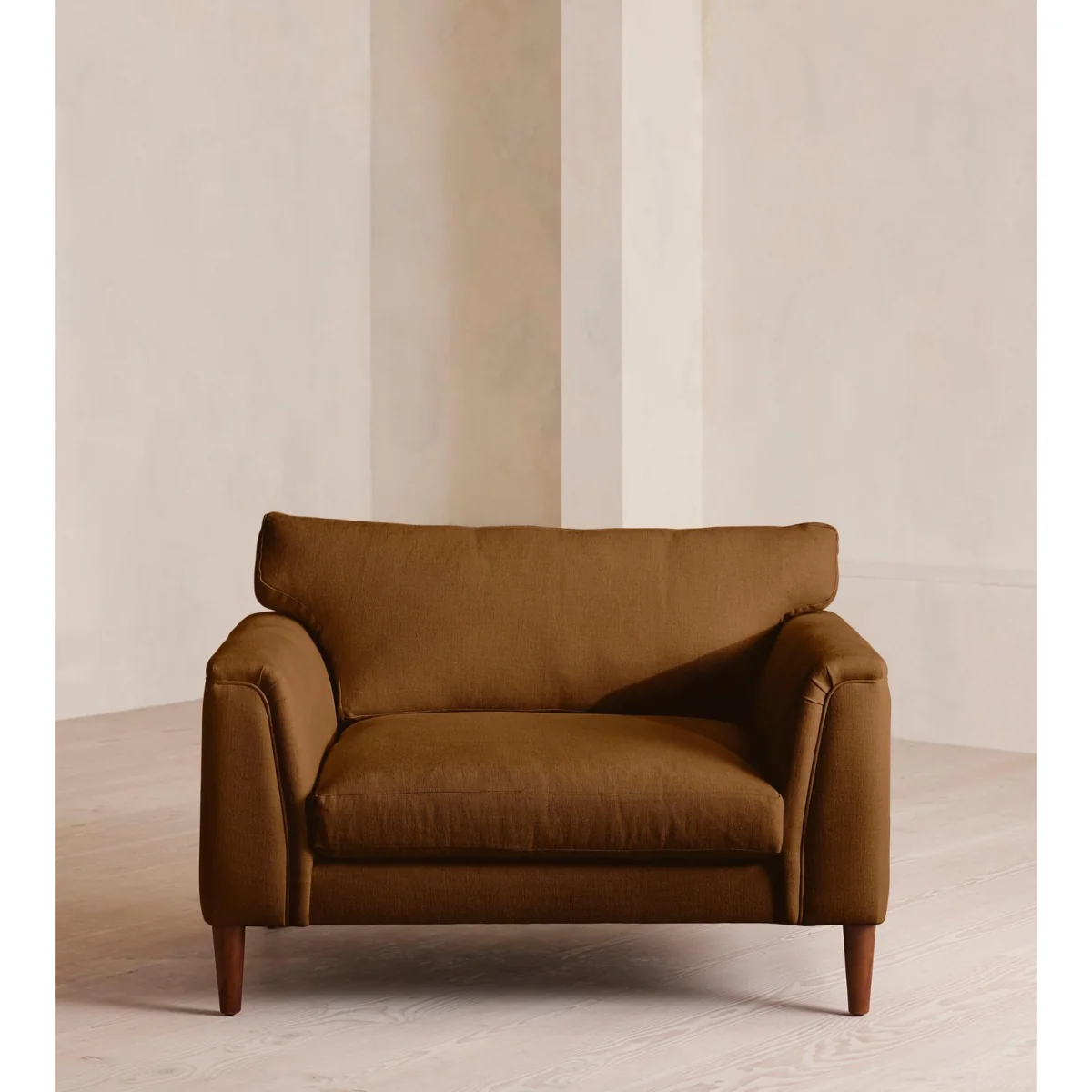 Reya Loveseat, Linen, Terracotta, UK – image 3