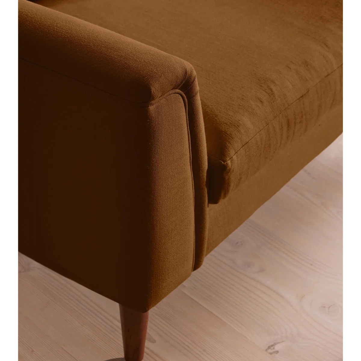 Reya Loveseat, Linen, Terracotta, UK – image 6