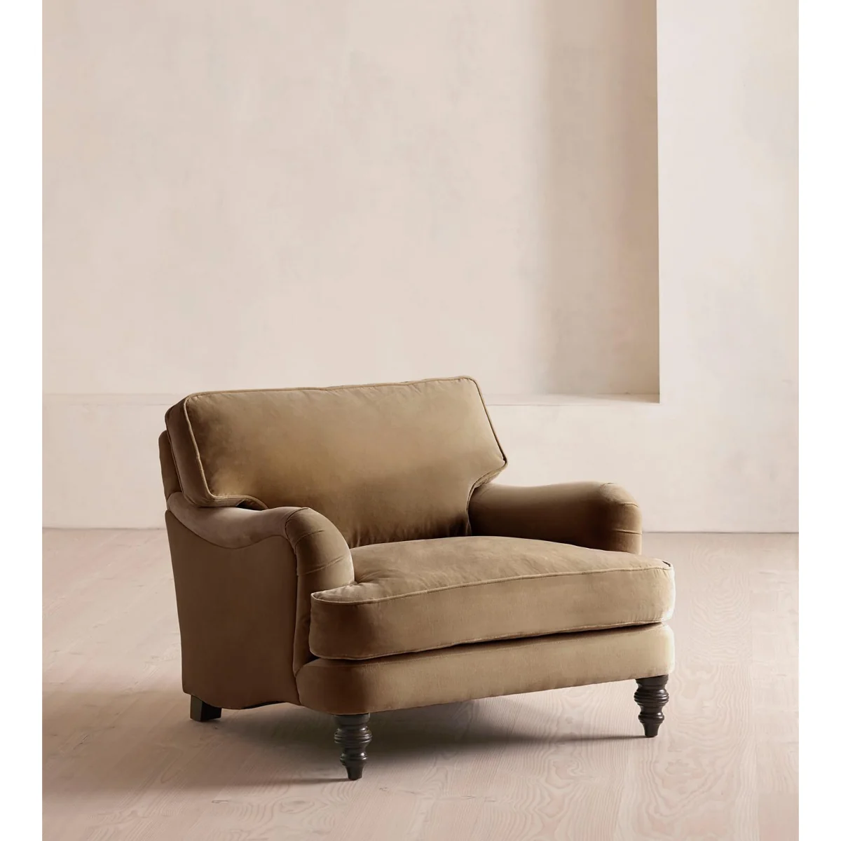 Arundel Loveseat, Velvet, Truffle – image 2