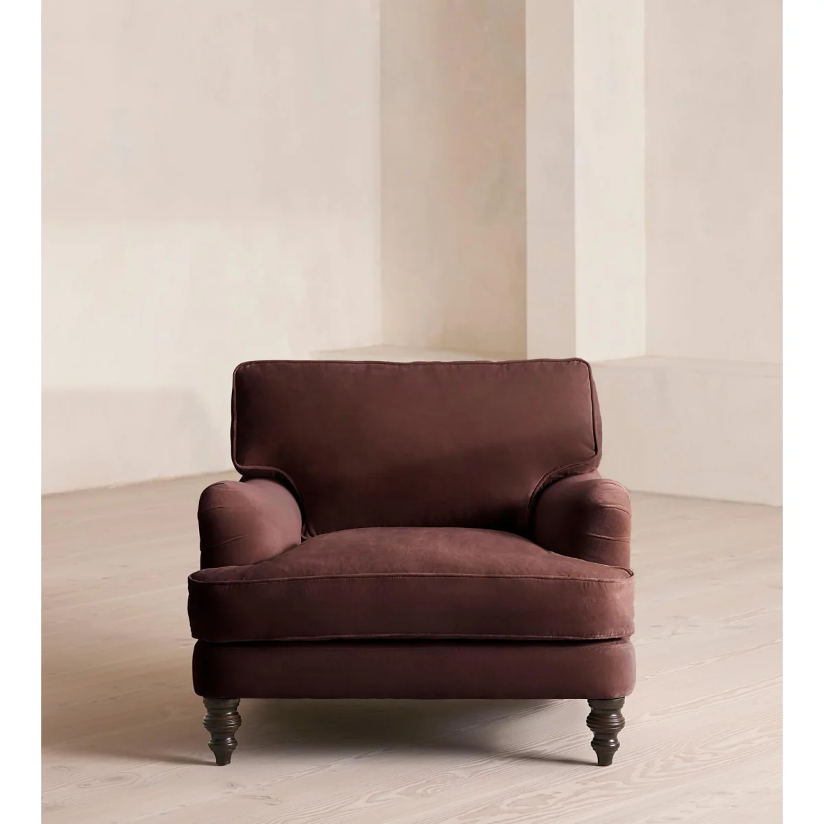Arundel Loveseat, Velvet, Aubergine – image 3