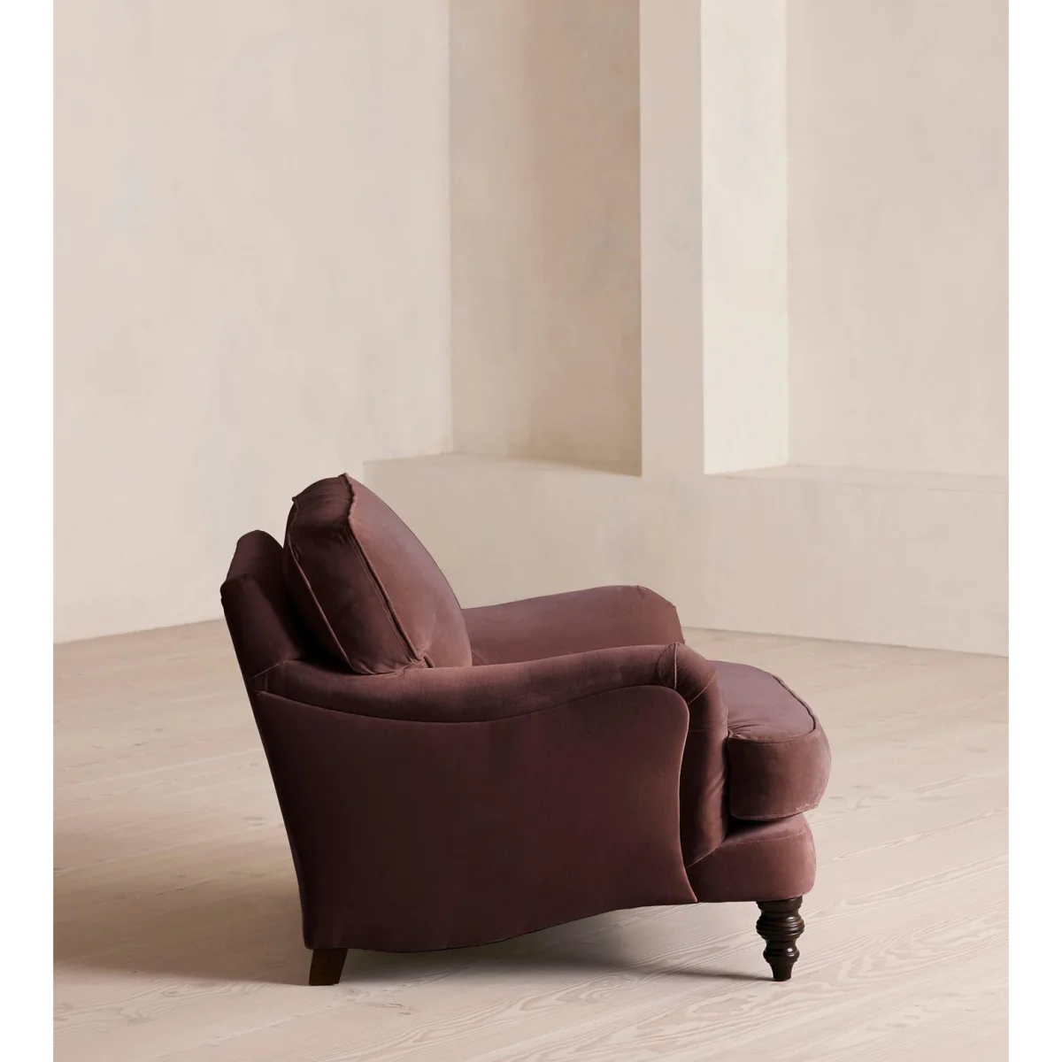 Arundel Loveseat, Velvet, Aubergine – image 4