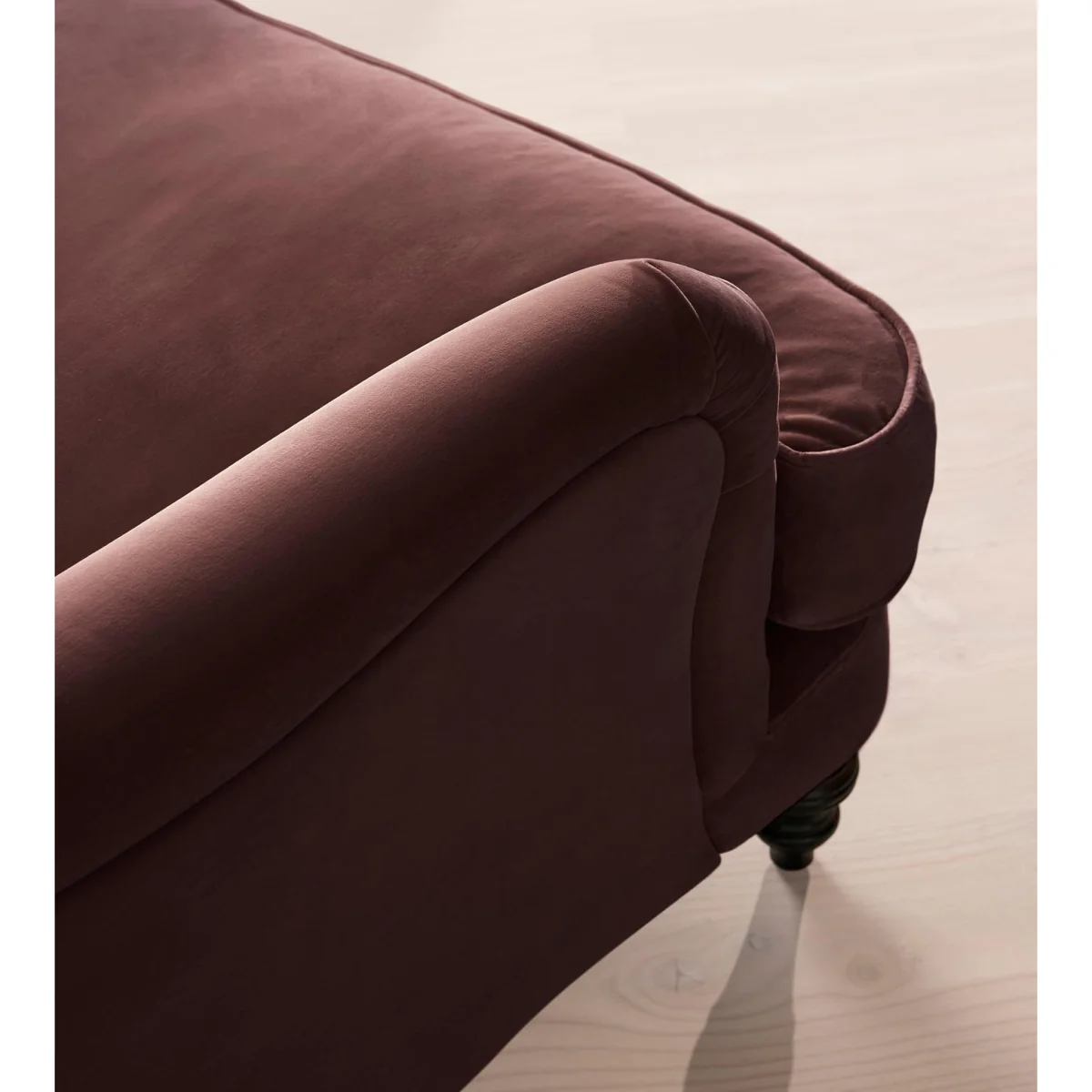 Arundel Loveseat, Velvet, Aubergine – image 6