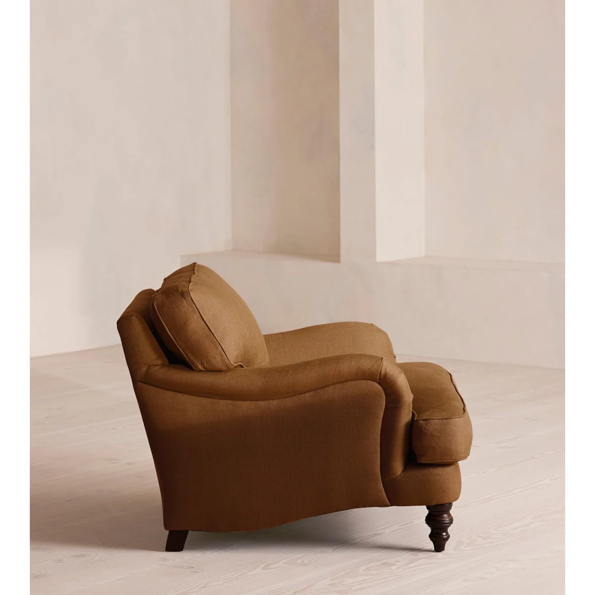 Arundel Loveseat, Linen, Terracotta – image 4