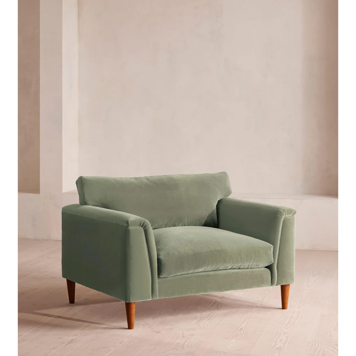 Reya Loveseat, Velvet, Seafoam, UK – image 2