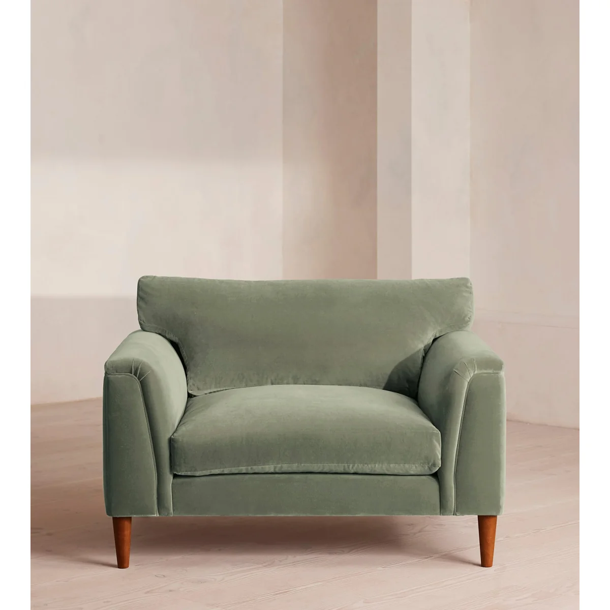 Reya Loveseat, Velvet, Seafoam, UK – image 3