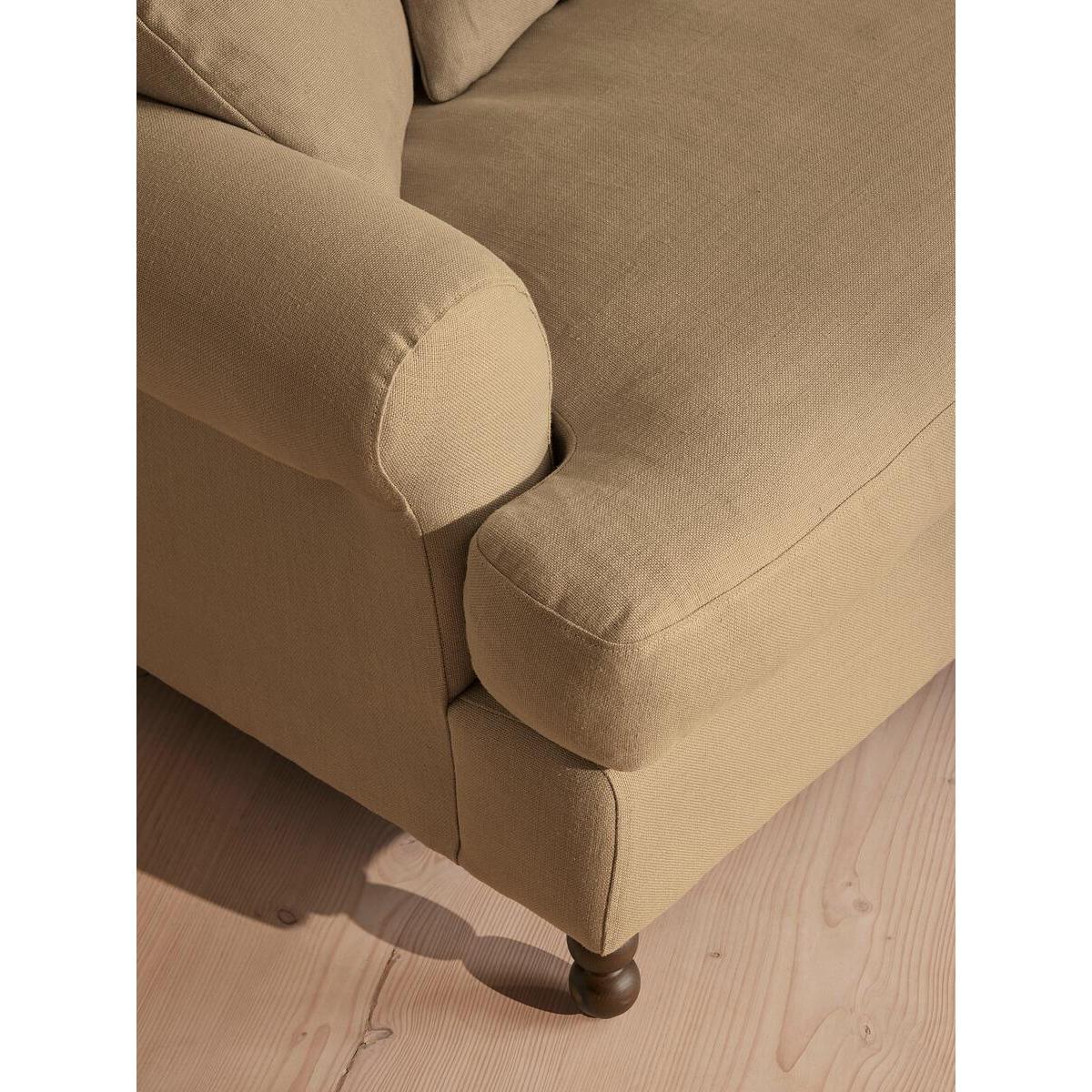 Audrey Loveseat, Linen, Wheat – image 5