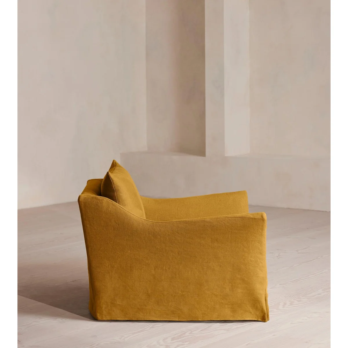 Roma Loveseat, Linen, Turmeric, UK – image 4