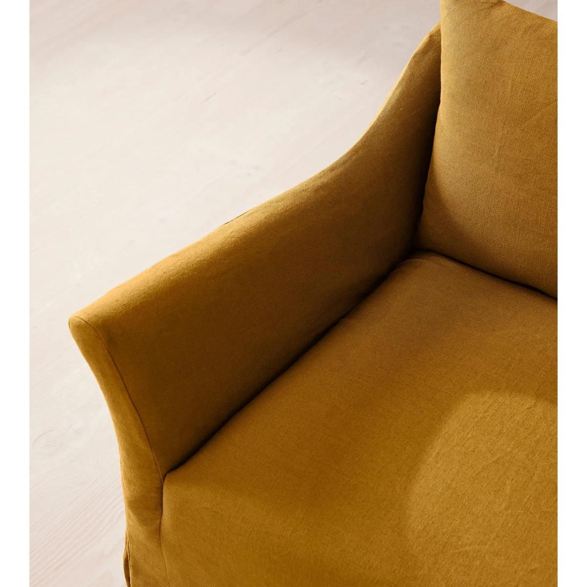 Roma Loveseat, Linen, Turmeric, UK – image 6