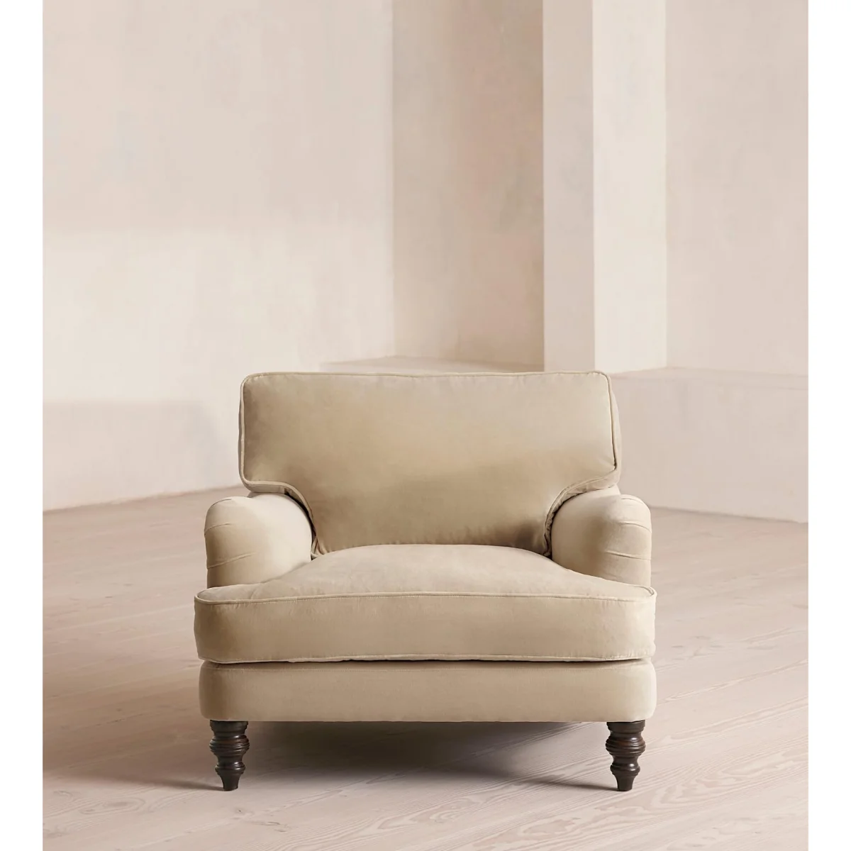 Arundel Loveseat, Velvet, Oyster – image 3