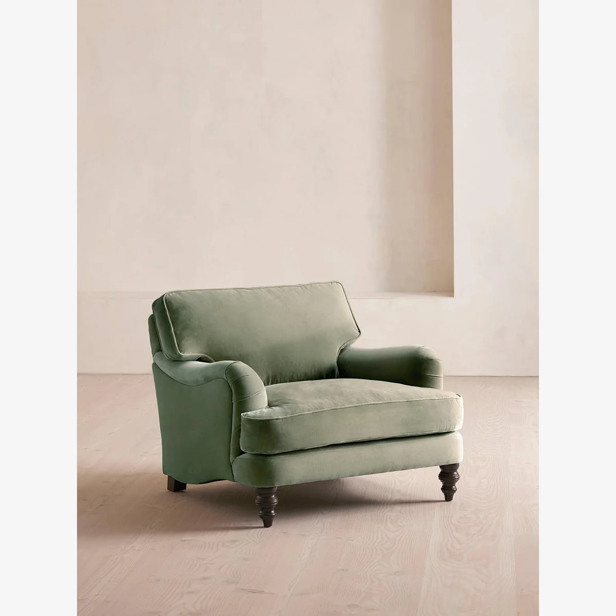 Arundel Loveseat, Velvet, Seafoam – image 1