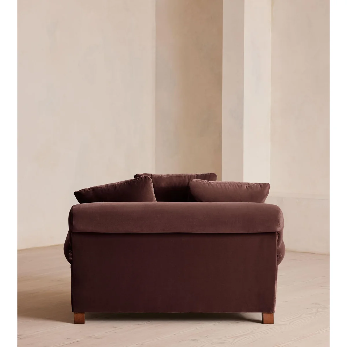 Audrey Loveseat, Velvet, Aubergine, UK – image 5