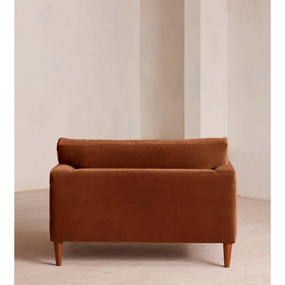 Reya Loveseat, Velvet, Cinnamon, UK – image 5