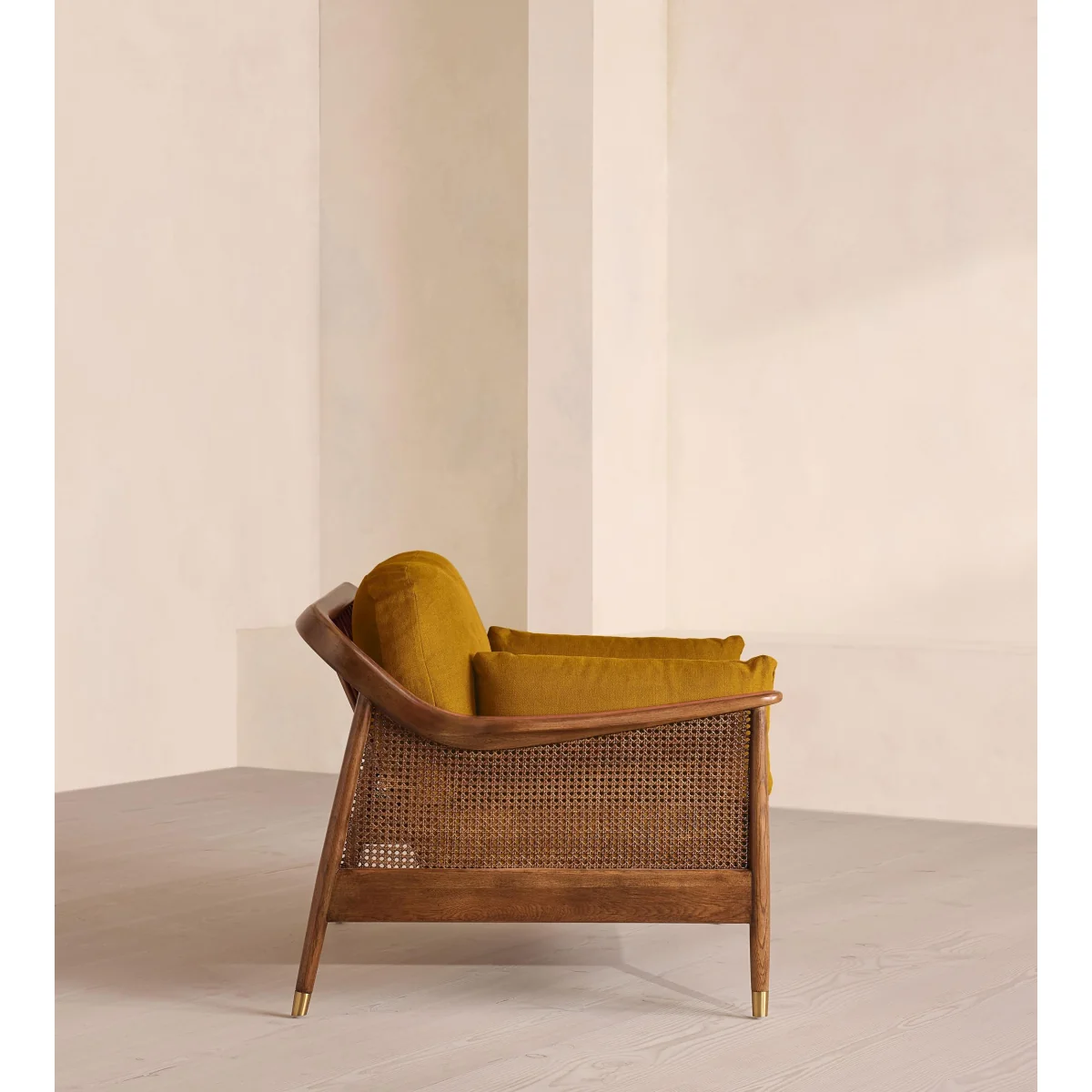 Atlanta Loveseat, Linen, Turmeric, UK – image 4