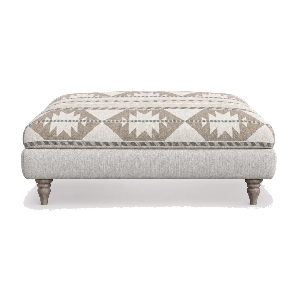 Beaumont Large Square Footstool Fabric | Barker & Stonehouse – image 1