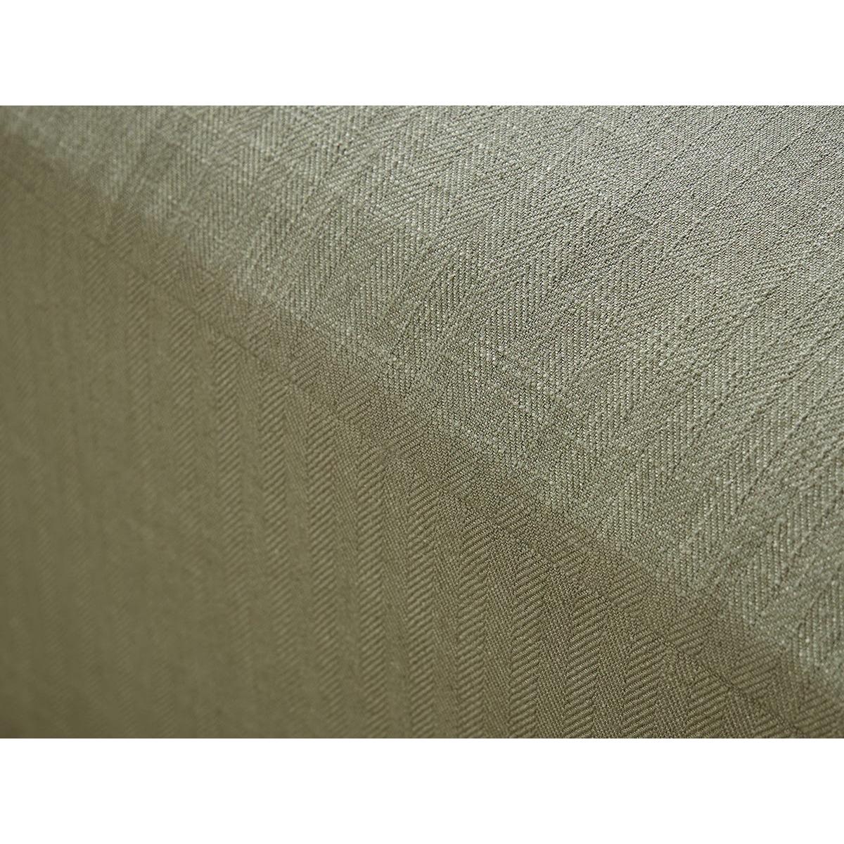 Loose Cover Coffee Table Ottoman â€“ Vintage Olive Cotton Linen – image 5