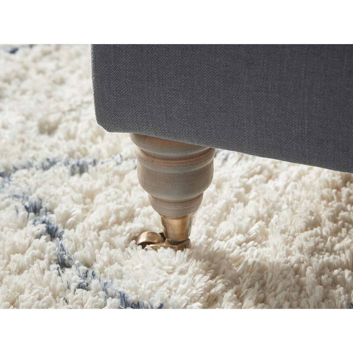 Bodo Small Ottoman – Ocean Opulent Cotton Velvet – image 3