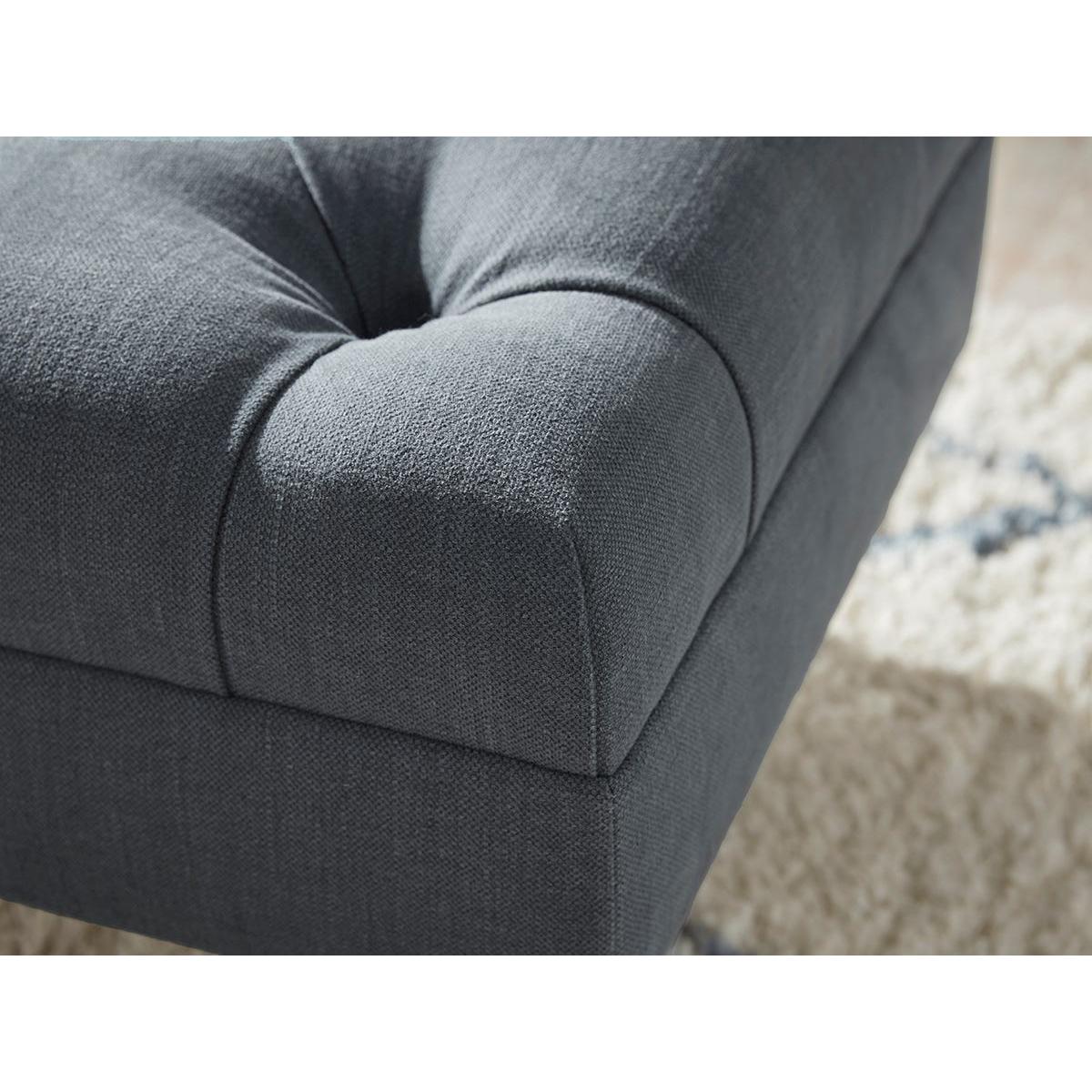 Bodo Small Ottoman – Ocean Opulent Cotton Velvet – image 4
