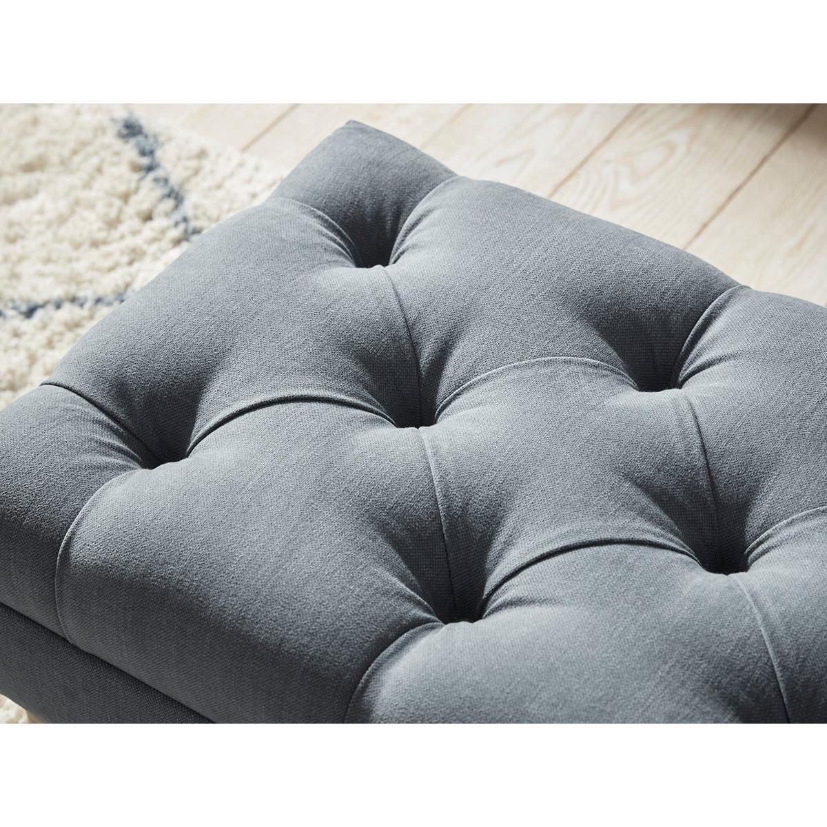Bodo Small Ottoman – Ocean Opulent Cotton Velvet – image 5