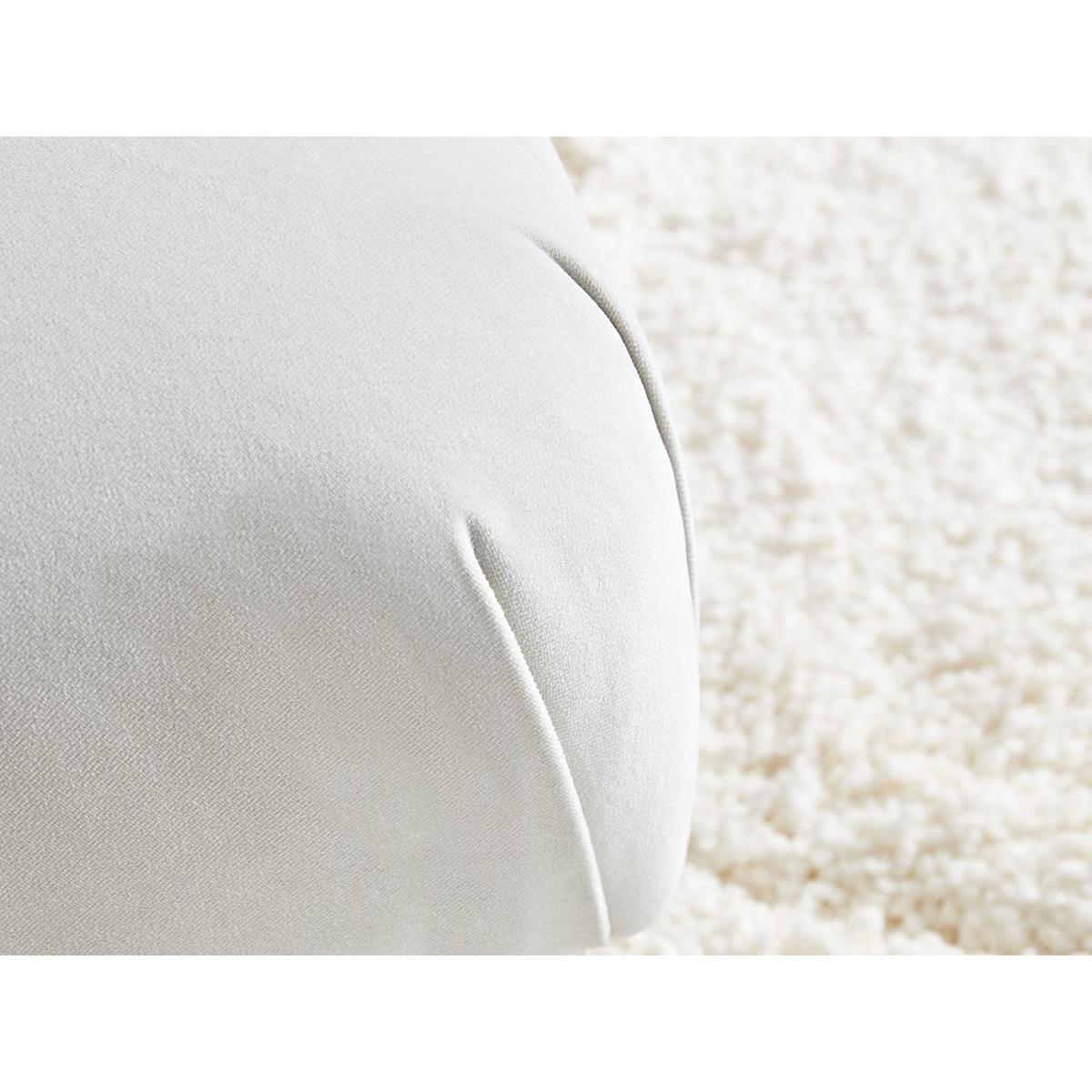Geneve Ottoman – Seashell Opulent Cotton Velvet – image 3