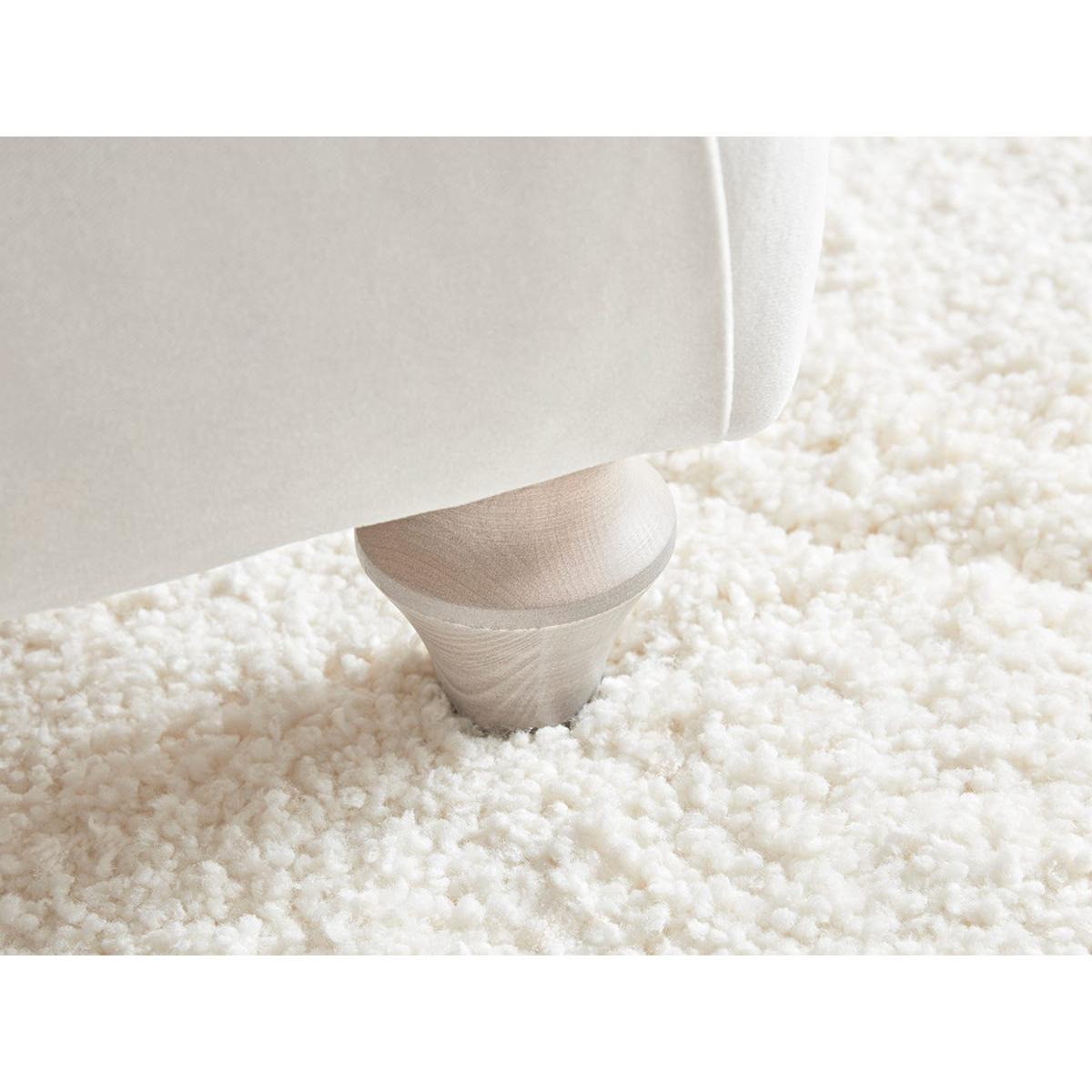 Geneve Ottoman – Seashell Opulent Cotton Velvet – image 4