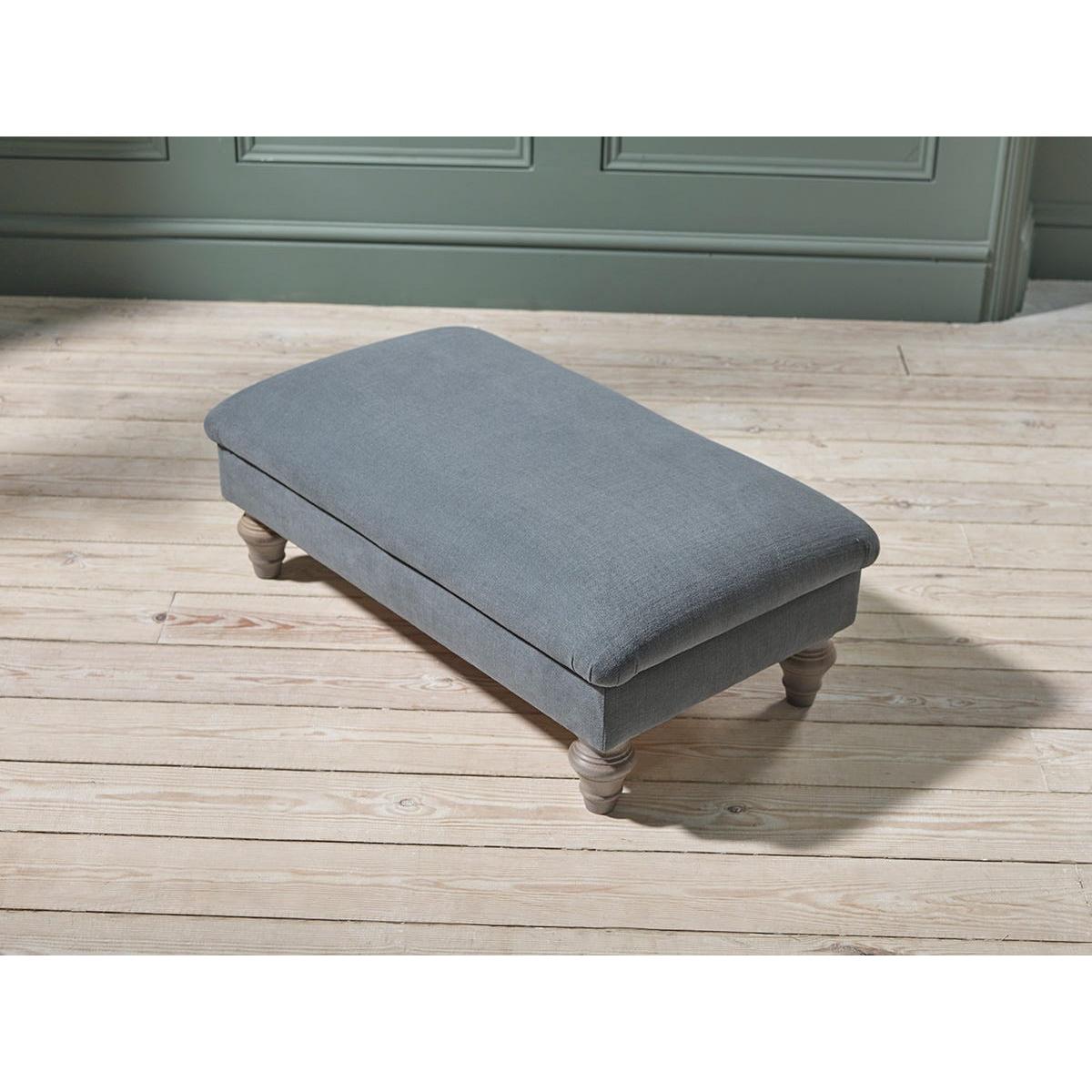 Assan Ottoman – Eucalyptus Cotton Stripe – image 4