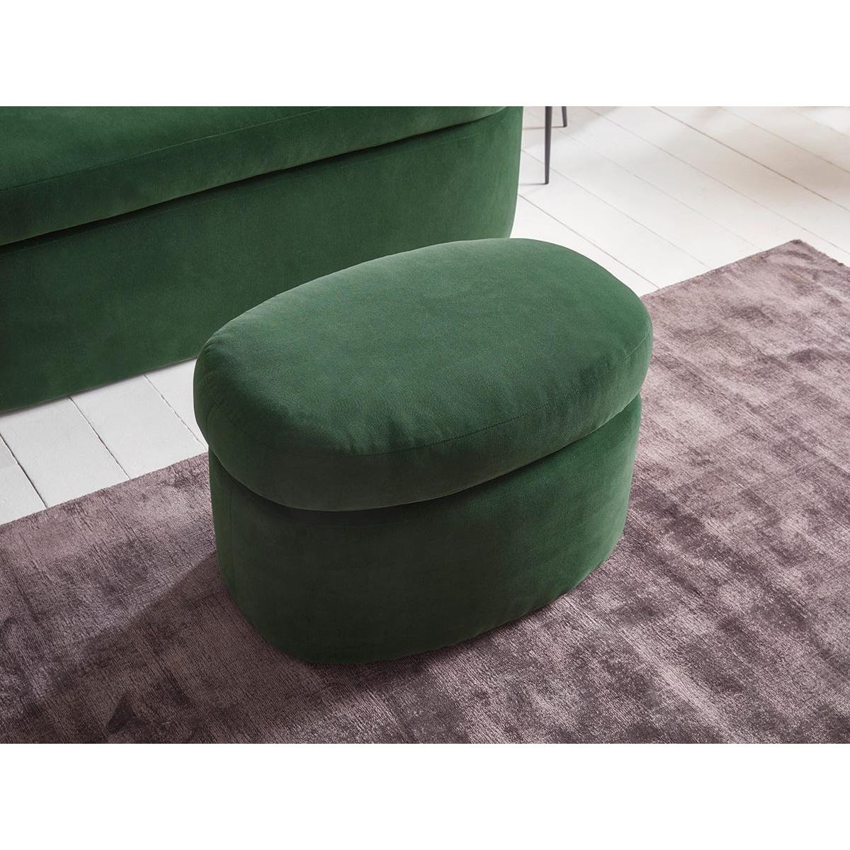 Lulea Ottoman – Pewter Cotton Linen – image 3