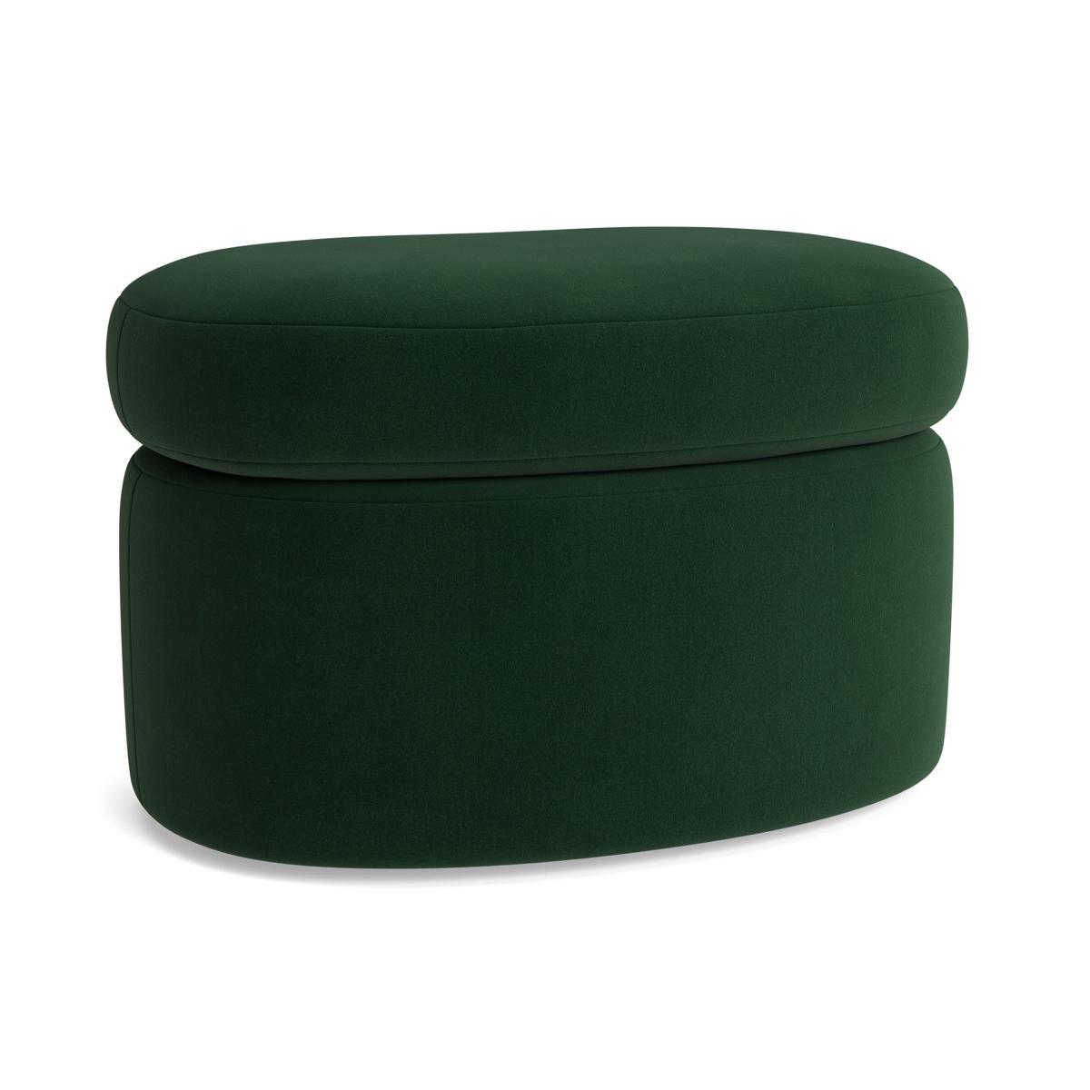 Lulea Ottoman – Pewter Cotton Linen – image 6