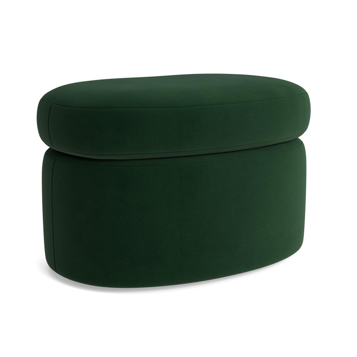 Lulea Ottoman – Pewter Cotton Linen – image 8