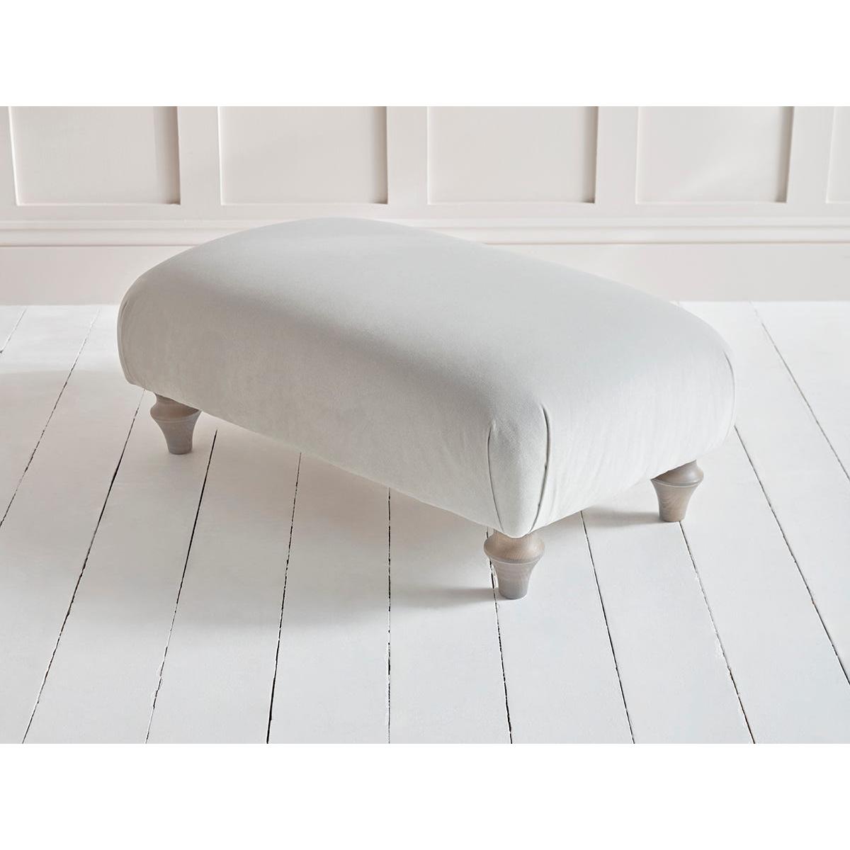 Geneve Ottoman – Fog Opulent Cotton Velvet – image 6