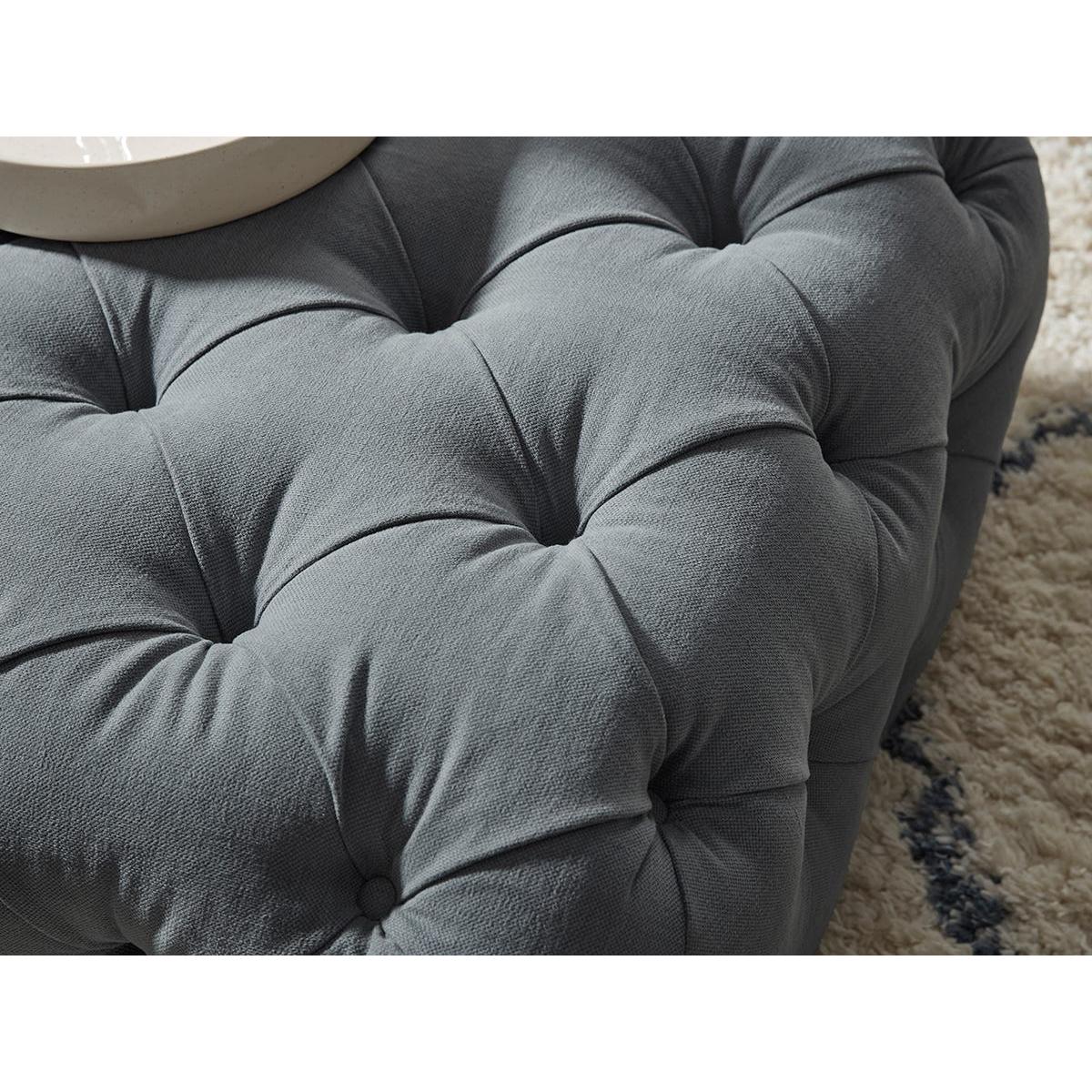 Sarnia Ottoman – Soft Grey Opulent Cotton Velvet – image 4