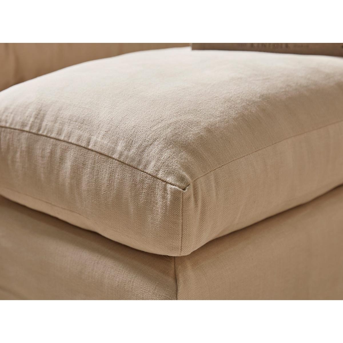 Colmar Ottoman – Soft Eau De Nil Wide Cotton Stripe – image 3