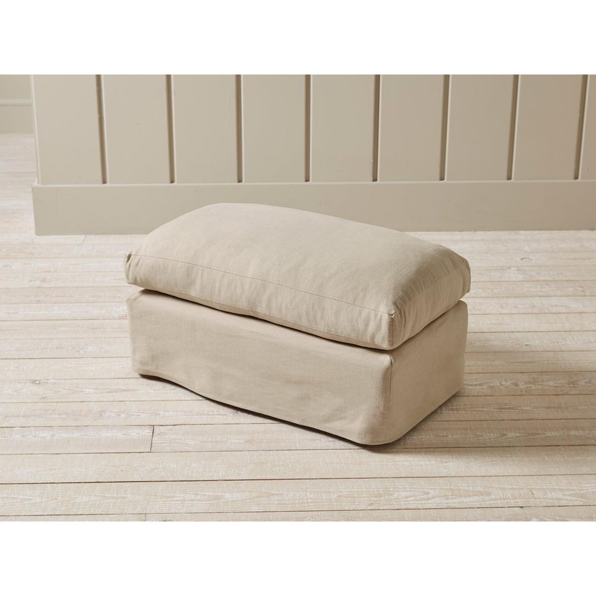Colmar Ottoman – Soft Eau De Nil Wide Cotton Stripe – image 6