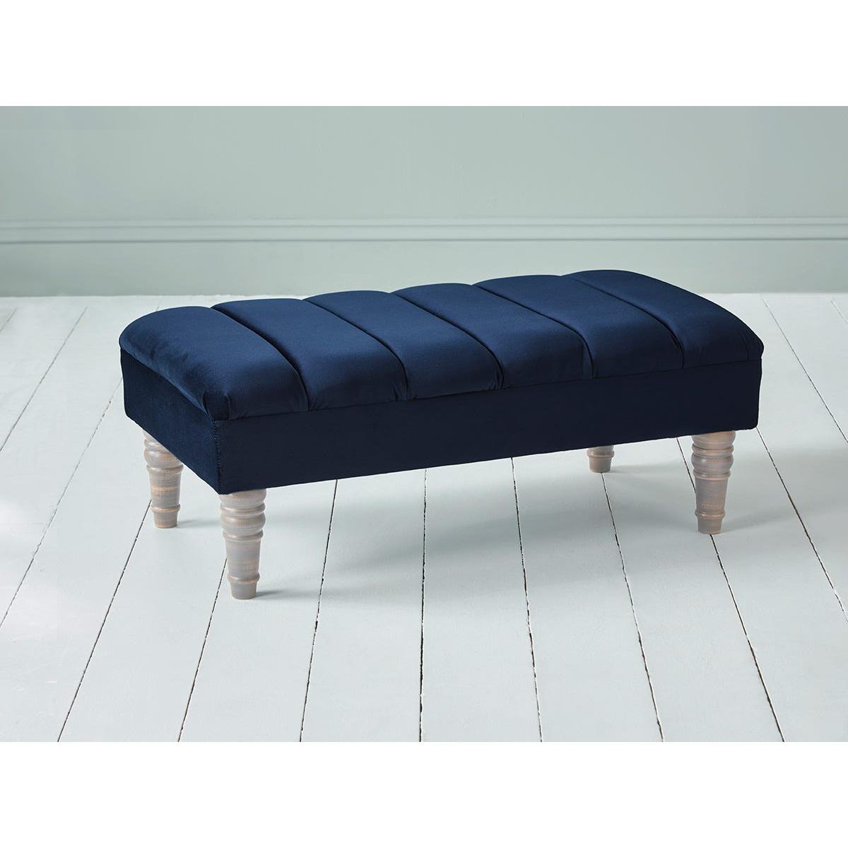 Kemi Ottoman – Soft Grey Opulent Cotton Velvet – image 6