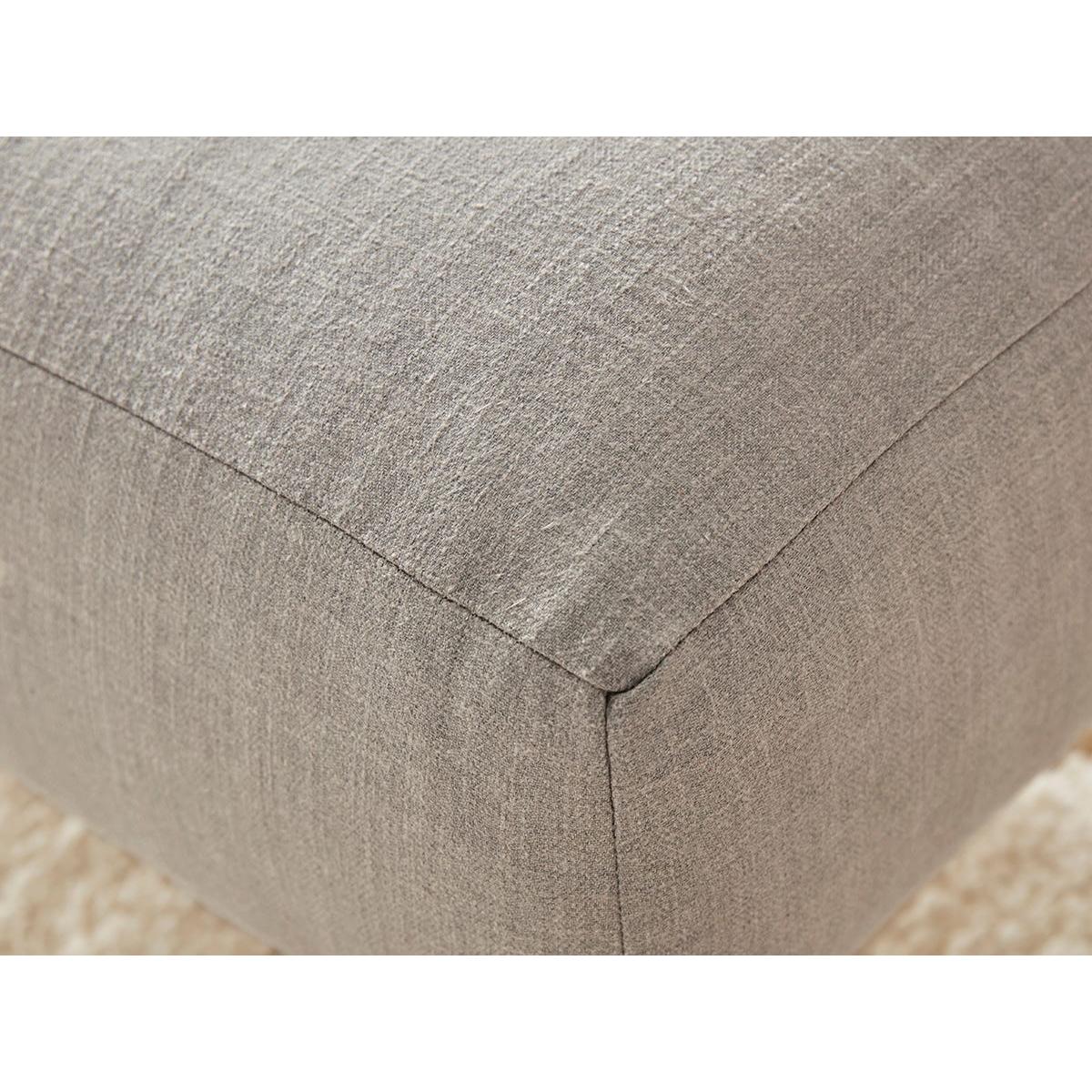 Palma Ottoman – Airforce Blue Wide Cotton Stripe – image 3