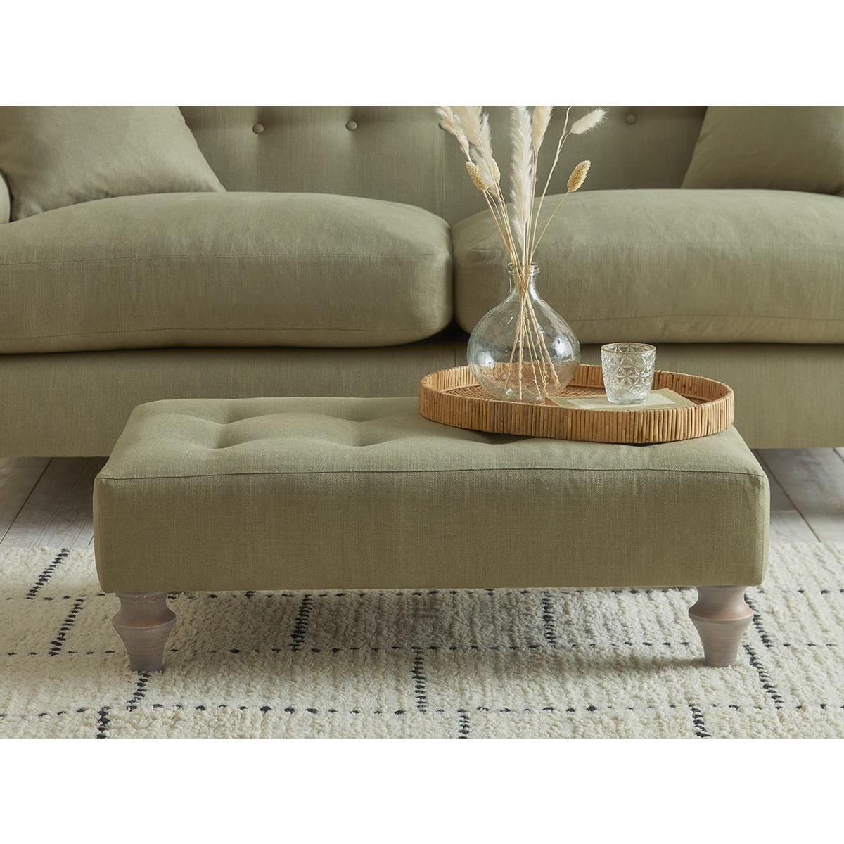 Visby Ottoman – Soft Grey Opulent Cotton Velvet – image 2