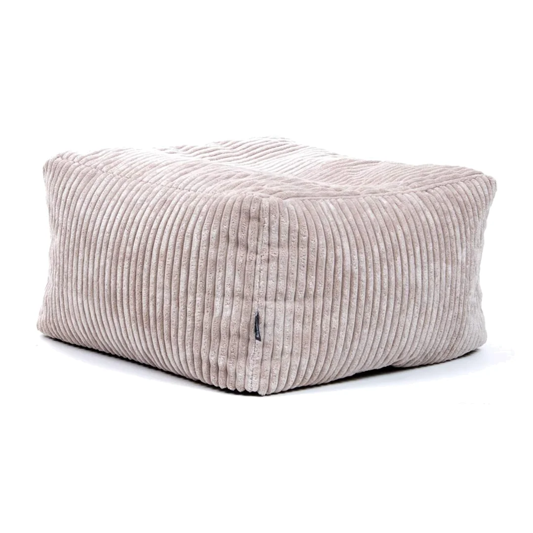 Icon Theo Cord Pouffe - Teal Green – image 1