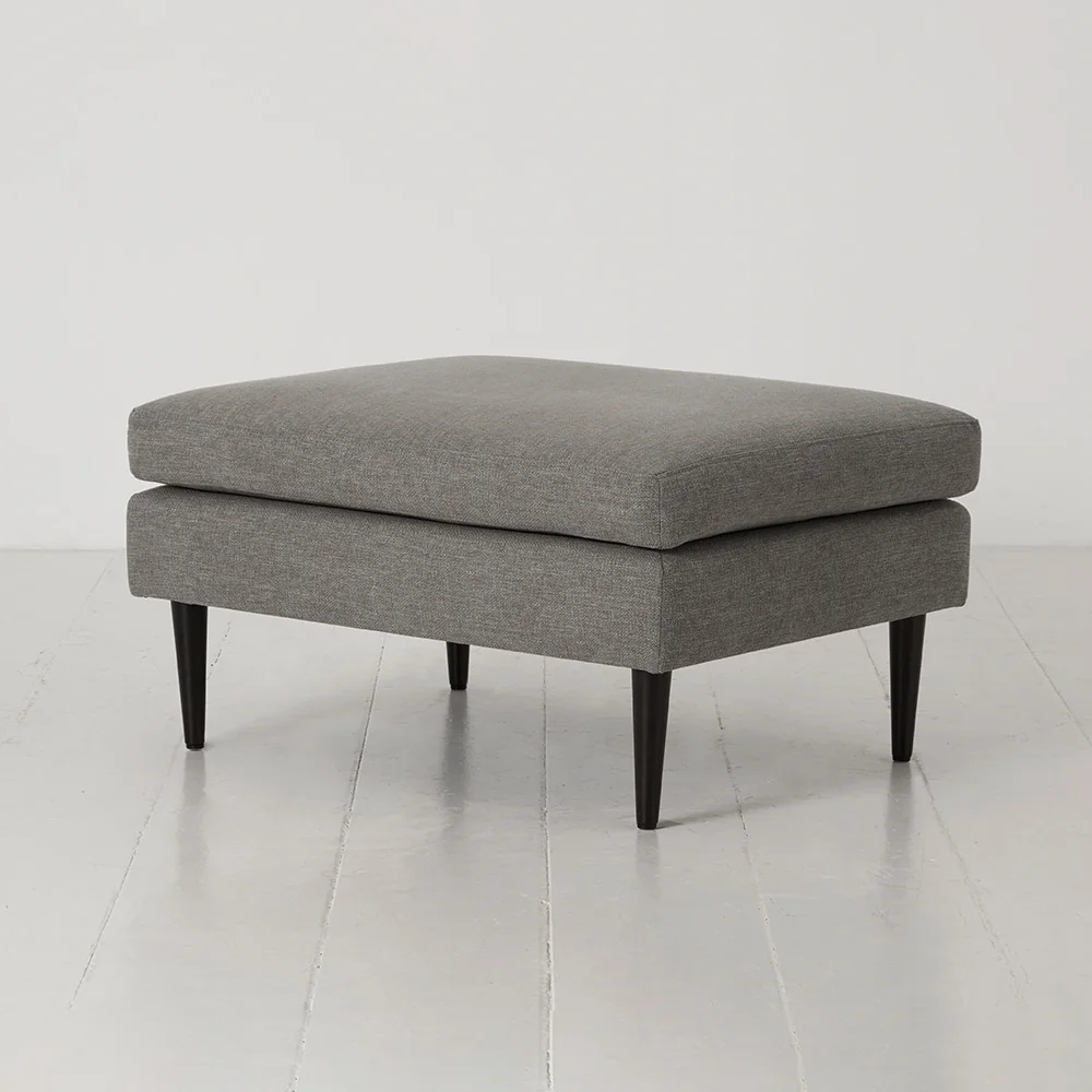 Swyft Model 01 Linen Ottoman - Shadow – image 1