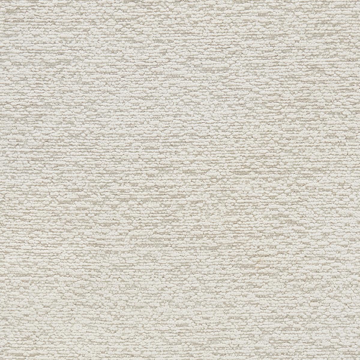 Large Round Storage Pouffe, Chenille Ivory Ivory – image 7