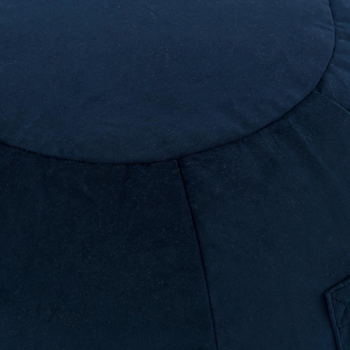 Eliza Navy Ball Pouffe – image 3