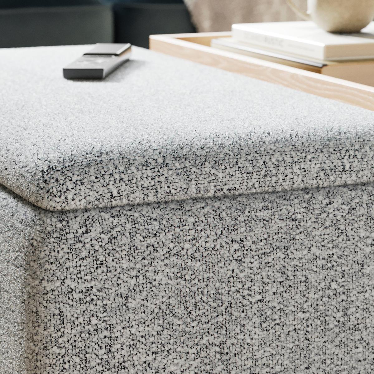 Elma Soft Weave Tray Table Ottoman – image 5