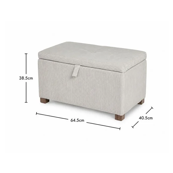 Gaia Baby Serena Corduroy Nursing Chair & Footstool Set – image 7