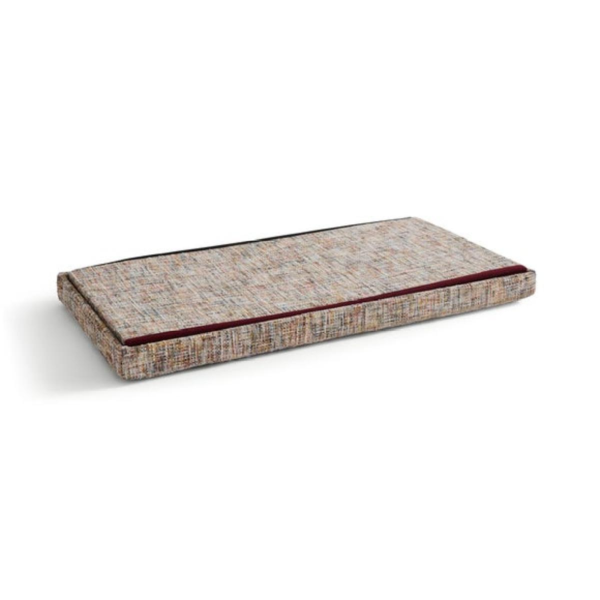 Multi Chenille Rectangle Ottoman – image 4