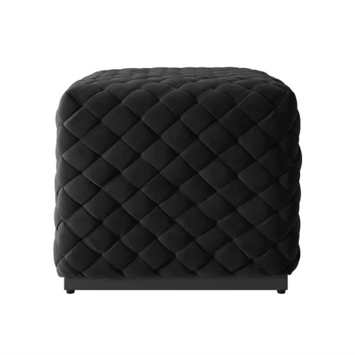 Colline Small Velvet Pouffe – image 2